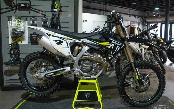 2025 Triumph TF 450-RC Edition Jet BlackPure White