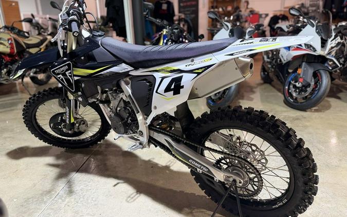 2025 Triumph TF 450-RC Edition Jet BlackPure White