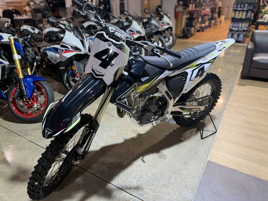 2025 Triumph TF 450-RC Edition Jet BlackPure White