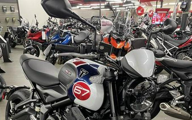 2024 Triumph Trident 660 Triple Tribute Edition Snowdonia White