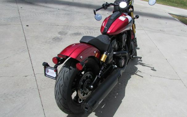 2025 Indian 101 Scout Sunset Red Metallic With Graphics