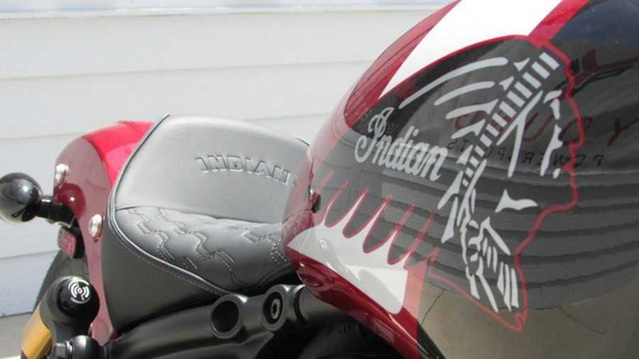 2025 Indian 101 Scout Sunset Red Metallic With Graphics