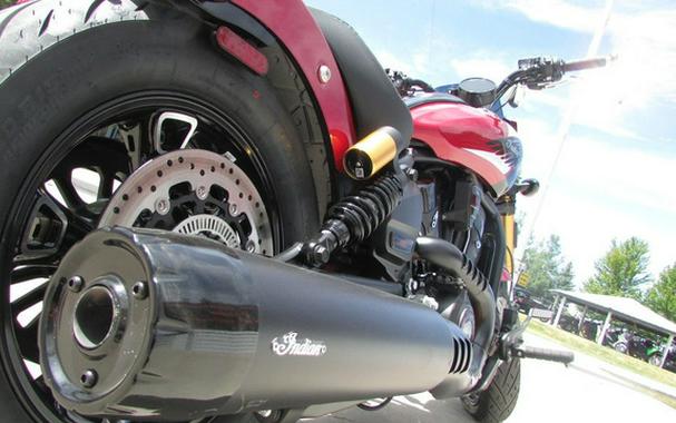 2025 Indian 101 Scout Sunset Red Metallic With Graphics