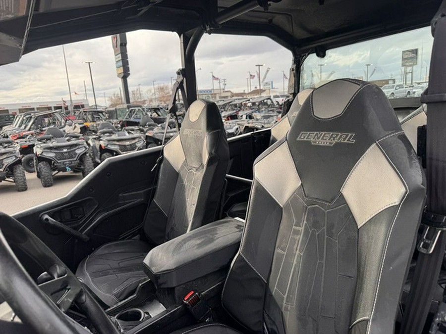 2019 Polaris General 4 1000 Ride Command Edition Black Pearl