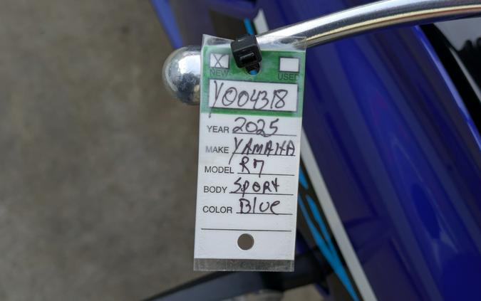 2025 Yamaha YZF-R7