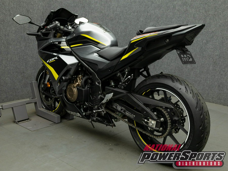 2022 HONDA CBR500R W/ABS