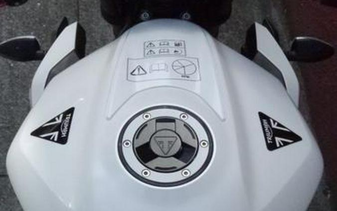 2024 Triumph Street Triple 765 R Crystal White