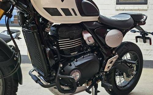 2026 Triumph Scrambler 400 XC Vanilla White