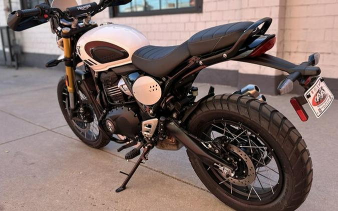 2026 Triumph Scrambler 400 XC Vanilla White
