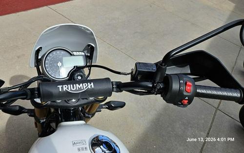 2026 Triumph Scrambler 400 XC Vanilla White