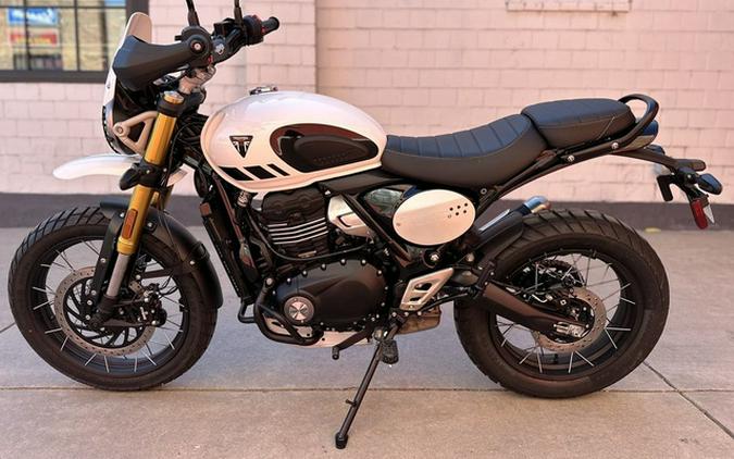 2026 Triumph Scrambler 400 XC Vanilla White