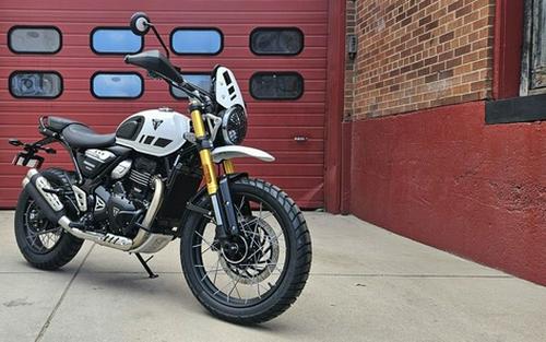 2026 Triumph Scrambler 400 XC Vanilla White