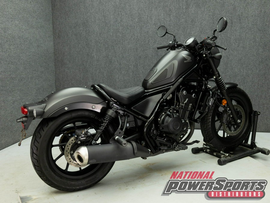 2021 HONDA CMX500 REBEL W/ABS