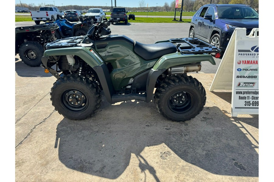 2022 Honda Rancher 2x4 Green