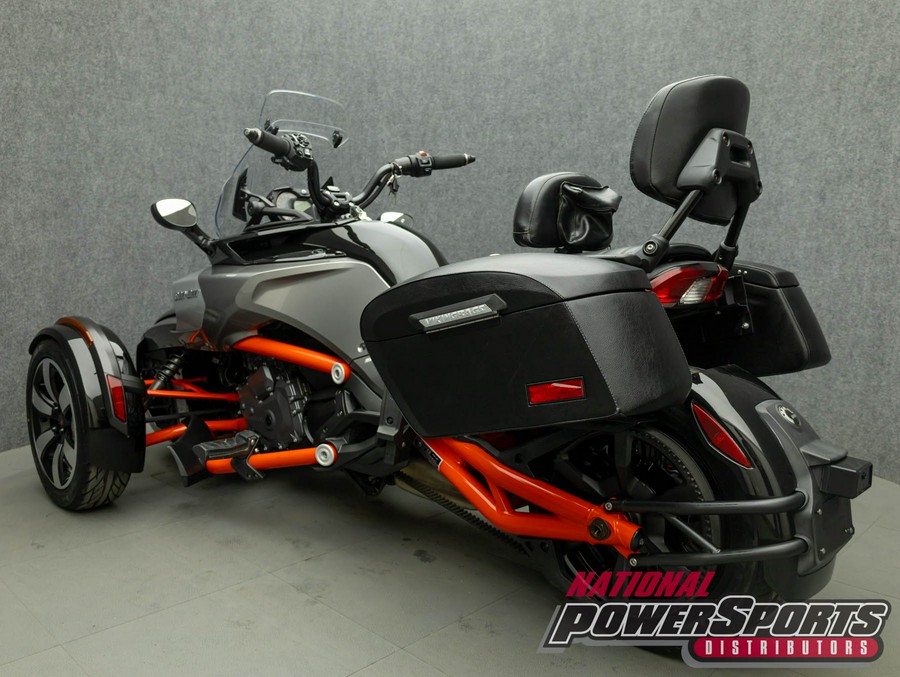 2015 CAN-AM SPYDER F3S SE6 TRIKE W/ABS