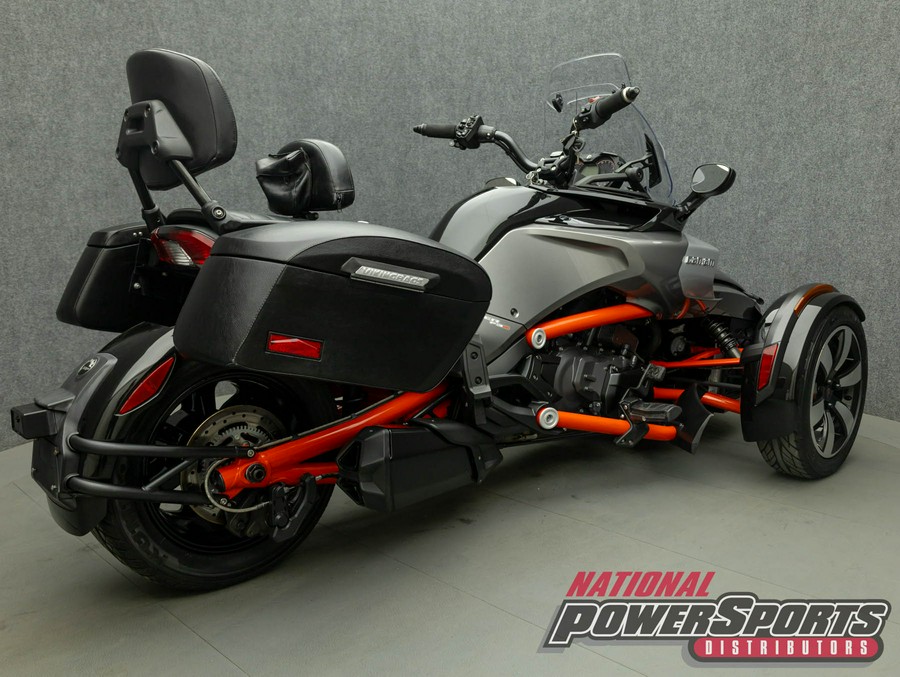 2015 CAN-AM SPYDER F3S SE6 TRIKE W/ABS