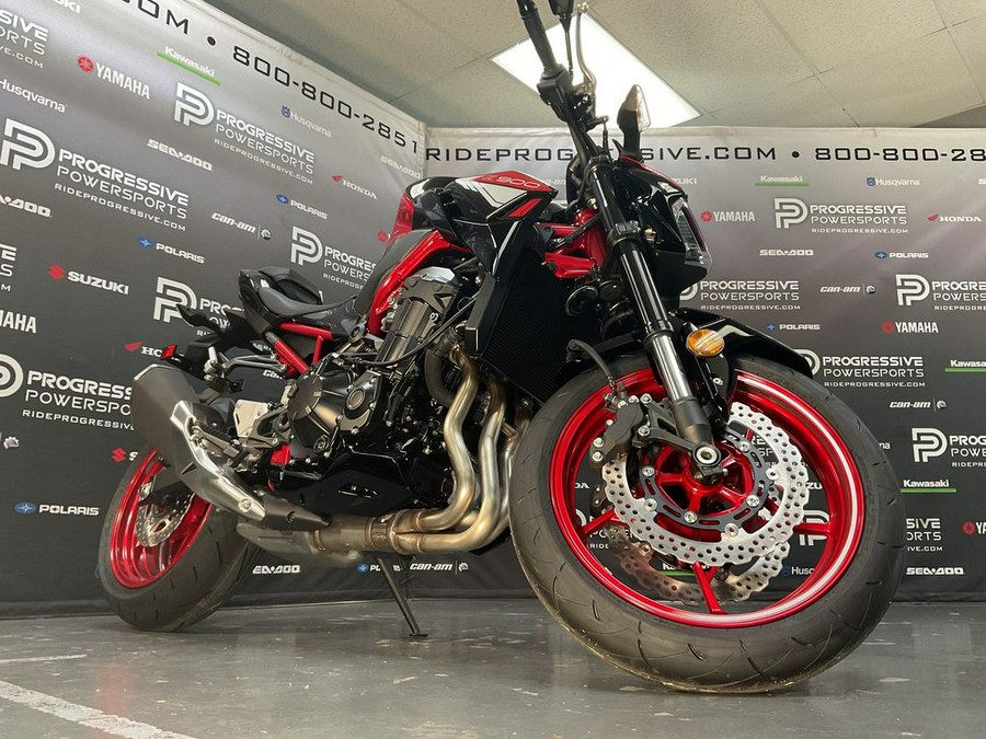 2024 Kawasaki Z900 ABS Candy Persimmon Red/Ebony