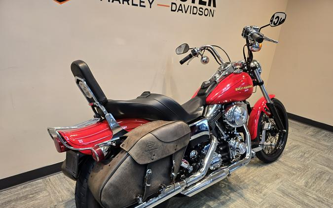 2000 Wide Glide Sunburst Orange/Starfire Black with Contrast Chrome Aggressor Wheels FXDWG