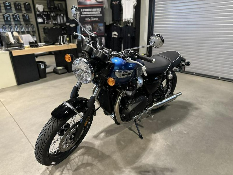 2023 Triumph Bonneville T100 Meriden Blue / Tangerine