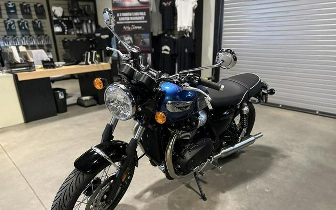 2023 Triumph Bonneville T100 Meriden Blue / Tangerine