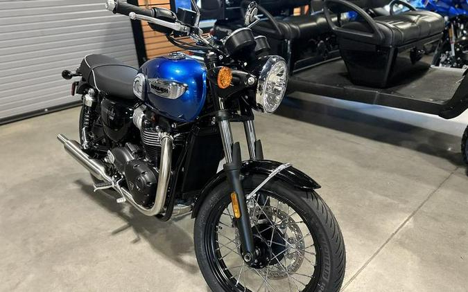 2023 Triumph Bonneville T100 Meriden Blue / Tangerine