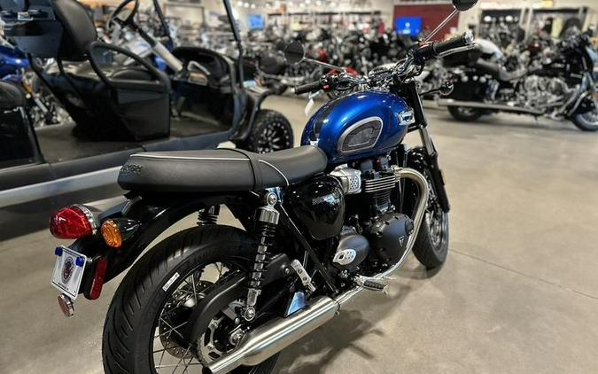 2023 Triumph Bonneville T100 Meriden Blue / Tangerine