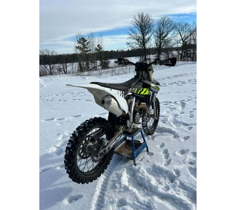 2024 Triumph TF 250-X RacingYellowBlackWhite