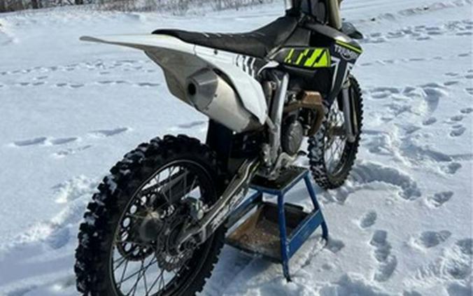 2024 Triumph TF 250-X RacingYellowBlackWhite