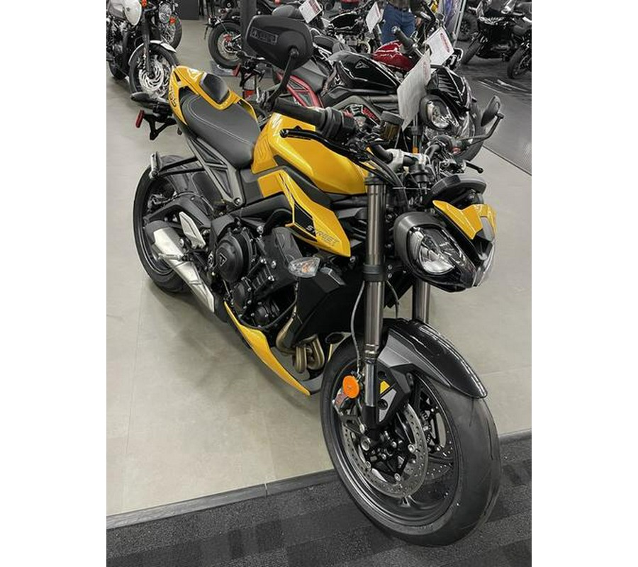 2024 Triumph Street Triple 765 RS Cosmic Yellow