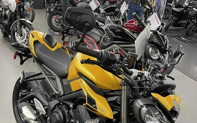 2024 Triumph Street Triple 765 RS Cosmic Yellow