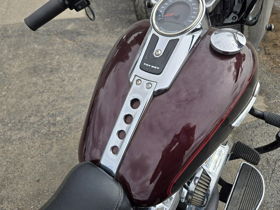 2022 HARLEY SOFT TAIL FAT BOY 114 MIDNIGHT CRIMSON AND VIVID BLACK