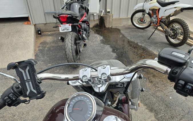 2022 HARLEY SOFT TAIL FAT BOY 114 MIDNIGHT CRIMSON AND VIVID BLACK