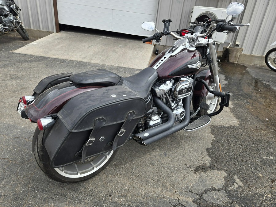 2022 HARLEY SOFT TAIL FAT BOY 114 MIDNIGHT CRIMSON AND VIVID BLACK