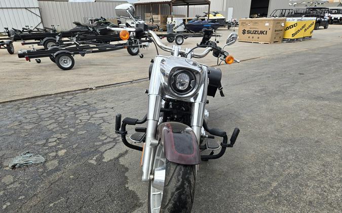 2022 HARLEY SOFT TAIL FAT BOY 114 MIDNIGHT CRIMSON AND VIVID BLACK