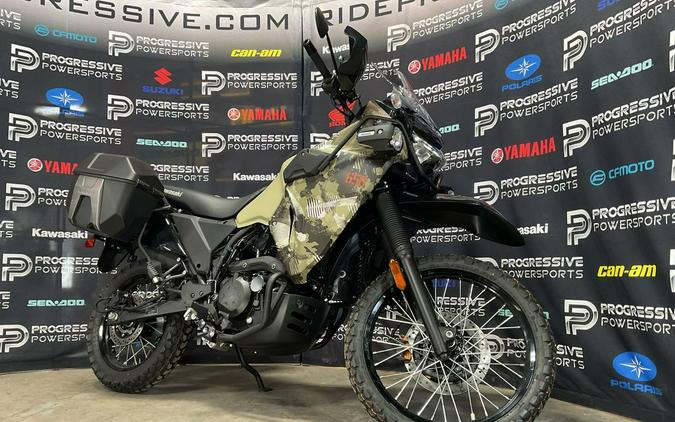 2026 Kawasaki KLR®650 Adventure ABS Cypher Camo Beige