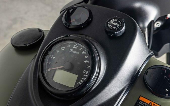 2025 Indian Springfield Dark Horse Moss Green Smoke