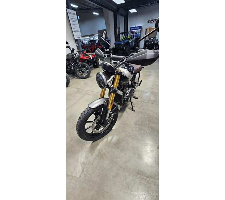 2025 Triumph Scrambler 400 X Carnival Red / Phantom Black