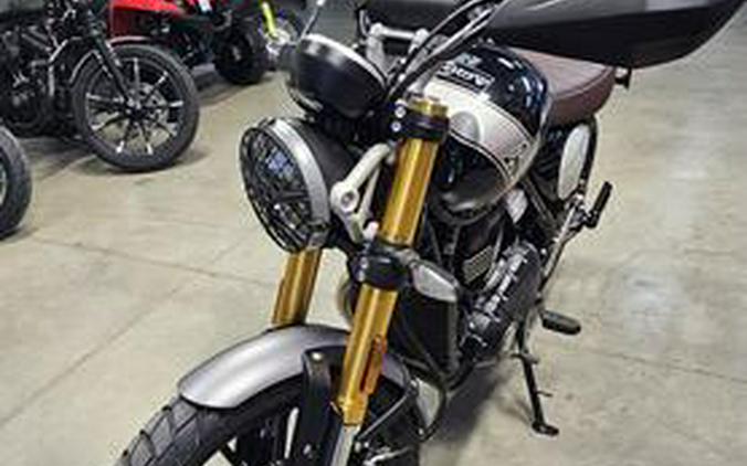 2025 Triumph Scrambler 400 X Carnival Red / Phantom Black