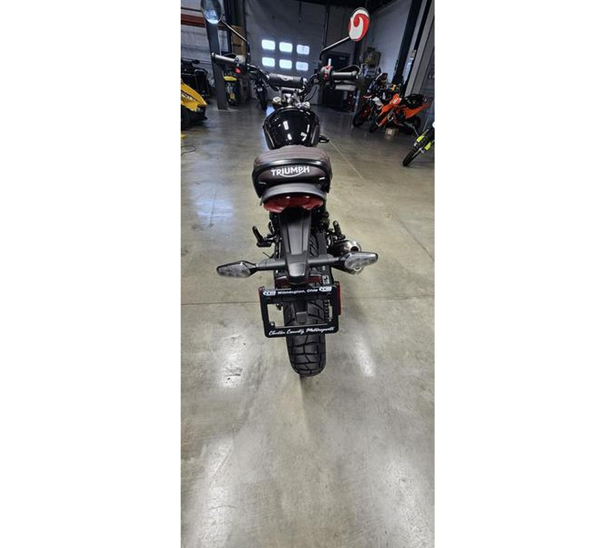 2025 Triumph Scrambler 400 X Carnival Red / Phantom Black