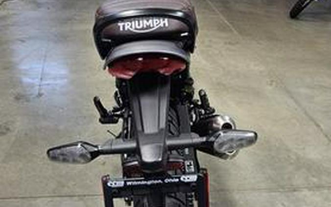 2025 Triumph Scrambler 400 X Carnival Red / Phantom Black
