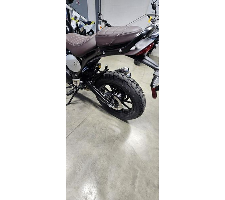 2025 Triumph Scrambler 400 X Carnival Red / Phantom Black