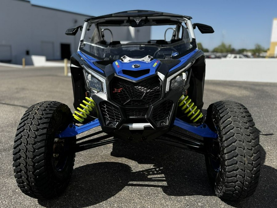 2020 Can-Am® Maverick™ X3 X™ rs Turbo RR Hyper Silver, Intense Blue & Manta Green