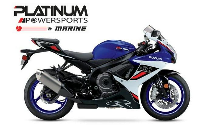 2026 Suzuki GSX-R600Z 40th Anniversary Edition Pearl Vigor Blue / Pearl Tech White