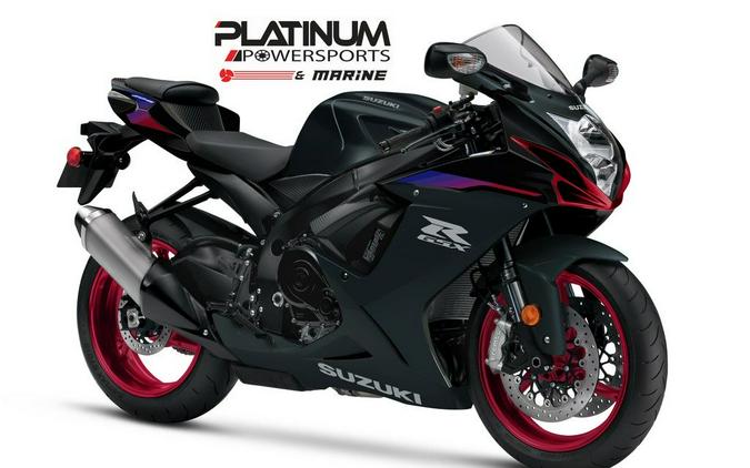 2026 Suzuki GSX-R600 Candy Daring Red / Metallic Matte Black No.2