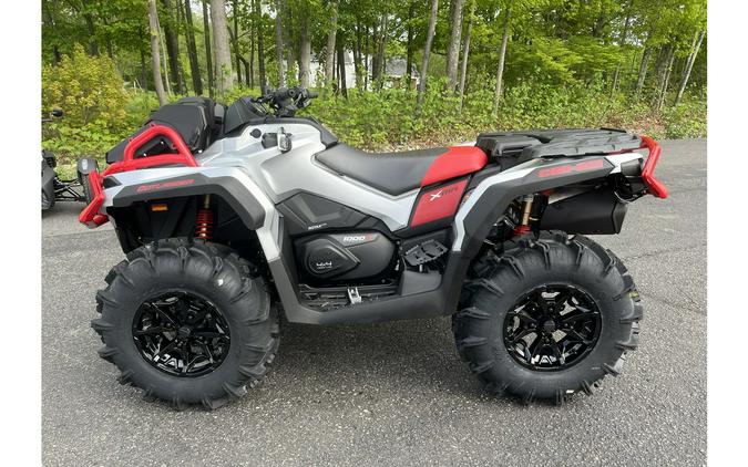 2024 Can-Am Outlander X MR 1000R Silver & Red