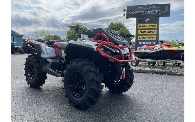 2024 Can-Am Outlander X MR 1000R Silver & Red