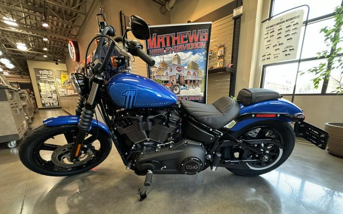 2024 Harley-Davidson Street Bob 114 Blue Burst