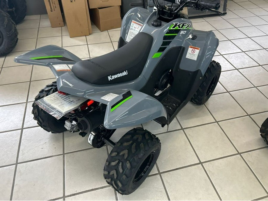 2025 Kawasaki KFX 50 BATTLE GREY
