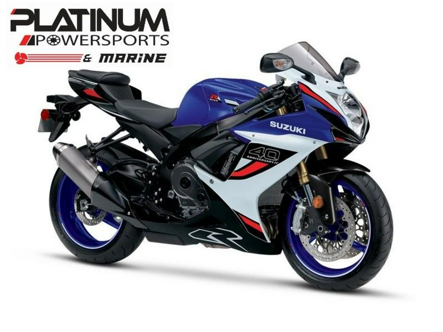 2026 Suzuki GSX-R750Z 40th Anniversary Edition Pearl Vigor Blue / Pearl Tech White