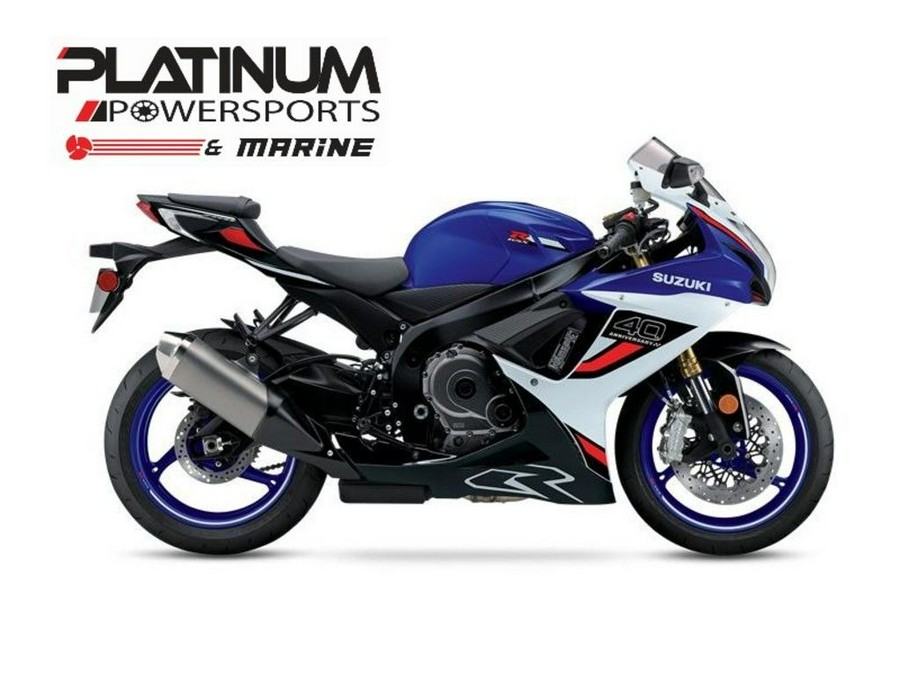2026 Suzuki GSX-R750Z 40th Anniversary Edition Pearl Vigor Blue / Pearl Tech White